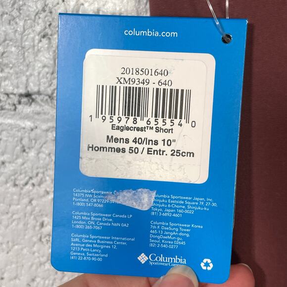 Columbia Men's Eaglecrest Performance Cargo Shorts, light raisin, 40 - Picture 4 of 11